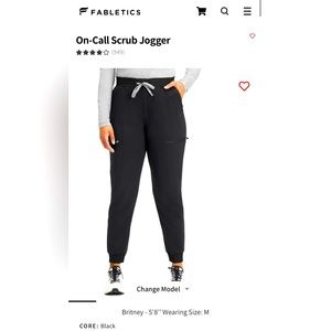 Fabletics On Call Scrub Joggers